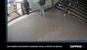 Berlin : Une femme violemment agressée dans le métro, les images chocs (Vidéo)