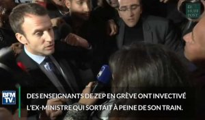 Emmanuel Macron s'est fait chahuter par des profs à Marseille
