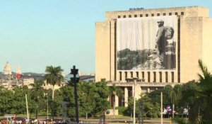 Cuba: la place de la Révolution prête à accueillir les hommages