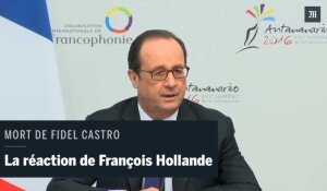 Mort de Fidel Castro : François Hollande salue "une grande figure du XXe siècle"