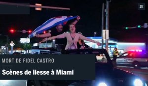 Mort de Fidel Castro : scènes de liesse à Miami