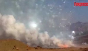 Pérou: 21 tonnes de feux d'artifices illégaux détruits par la police