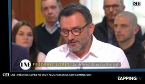 La Nouvelle Édition : Frédéric Lopez ne "veut plus parler" de son coming out (Vidéo)
