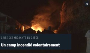 Grèce : des engins incendiaires lancés sur un camp de migrants