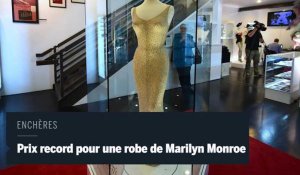 Une robe de Marilyn Monroe vendue pour plus de 4,5 millions d'euros