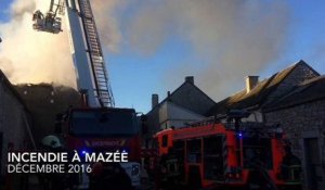 Viroinval: important incendie à Mazée