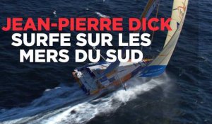 Dick surfe à toute vitesse sur le Vendée Globe : "Je tente de rattraper Yann Eliès"