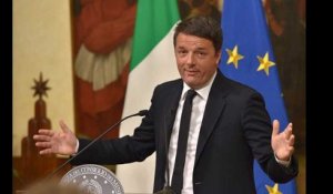 L'annonce de la démission de Matteo Renzi, en 42 secondes