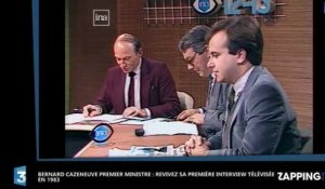 Bernard Cazeneuve Premier ministre : Revivez sa première interview télévisée en 1983
