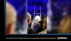 Guy Bedos : son étrange discours au meeting d'Arnaud Montebourg