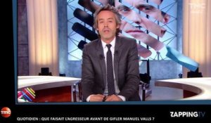 Quotidien : Que faisait l'agresseur avant de gifler Manuel Valls ? (Vidéo)