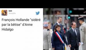 François Hollande "sidéré par la bêtise" d'Anne Hidalgo