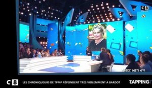 TPMP : les chroniqueurs répondent très violemment à Brigitte Bardot (vidéo)