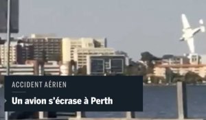 Un avion de tourisme s'écrase dans un fleuve à Perth, en Australie