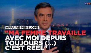PenelopeGate : François Fillon assure que sa femme travaille "depuis toujours" pour lui
