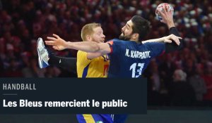 Handball : les Bleus remercient leur public