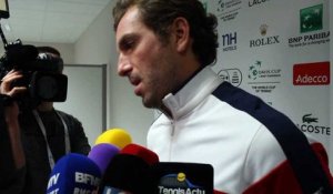 Coupe Davis 2014 - Julien Benneteau : "Dur de mettre des mots"