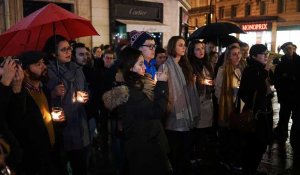Au rassemblement parisien après l'attentat de Québec : "Il faut réaffirmer que c'est une terre d'accueil"