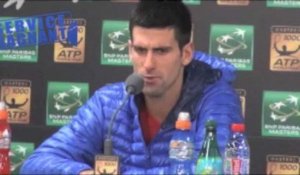 Paris-Bercy 2013 - N. Djokovic : "Ferrer est imprévisible"