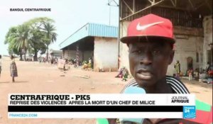 Centrafrique : reprise des violences après la mort d'un chef de milice