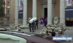 Les obsèques de Camille Muffat à Nice