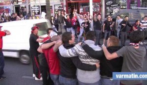 Le RCT en finale de H Cup: la joie des supporters à Toulon
