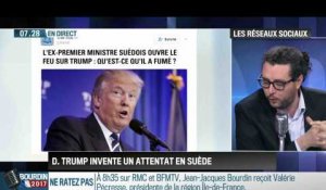 Donald Trump invente un faux attentat en Suède - ZAPPING ACTU DU 20/02/2017