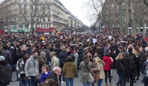 Manifestation à Paris contre la corruption des élus politiques