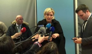 Marine Le Pen réagit aux gardes à vue de deux de ses proches