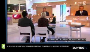 C à vous : Christiane Taubira n'est pas tendre avec François Bayrou et Emmanuel Macron (vidéo)