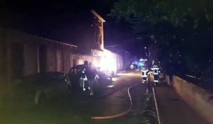 Incendie d'une maison quartier Montplaisir à Arles