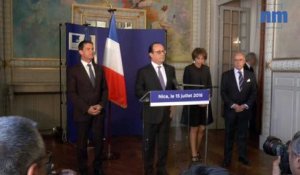 Attentat de Nice : discours du président François Hollande