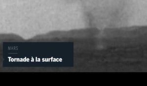 Des tornades de poussières à la surface de Mars