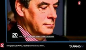 François Fillon : France 2 révèle qu'il a pensé à se retirer de l'élection présidentielle (Vidéo)