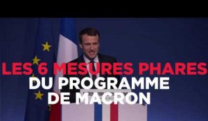 Les 6 mesures phares du programme de Macron