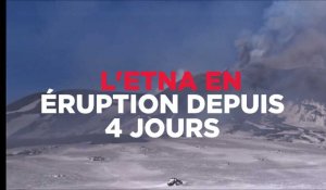 Les images spectaculaires de l'Etna en éruption depuis 4 jours