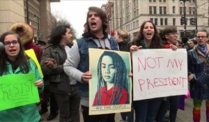 Manifestations à Washington en marge de l'investiture