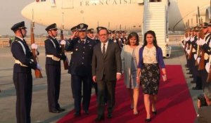 François Hollande est arrivé au Chili