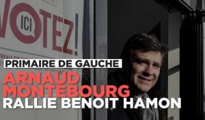 Primaire à gauche : Arnaud Montebourg appelle à voter Benoît Hamon