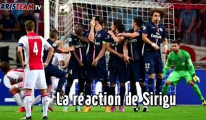 Ajax-PSG (1-1) : la réaction de Sirigu