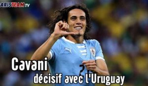 Cavani décisif avec l'Uruguay