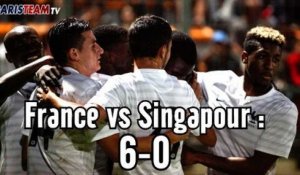 France vs Singapour : 6-0