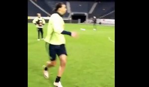 Ibrahimovic régale à l'entraînement