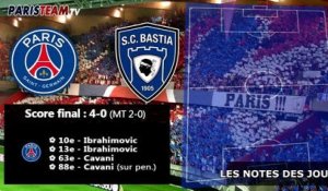 PSG 3-0 Bastia : les notes des joueurs
