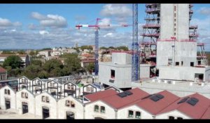 Arles : le chantier Luma vu du ciel