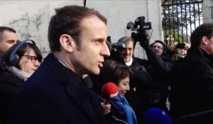 Déplacement d'Emmanuel Macron en Indre-et-Loire