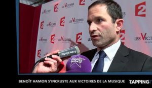 Benoît Hamon s'incruste aux Victoires de la Musique 2017 (EXCLU VIDÉO)