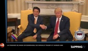 Quotidien : La poignée de main interminable entre Donald Trump et Shinzo Abe (Vidéo)