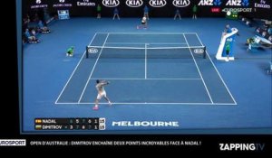 Open d'Australie : Grigor Dimitrov gagne deux points fantastiques face à Rafael Nadal (vidéo)