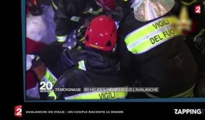 Avalanche en Italie : Un couple rescapé du drame, leur incroyable témoignage (Vidéo)